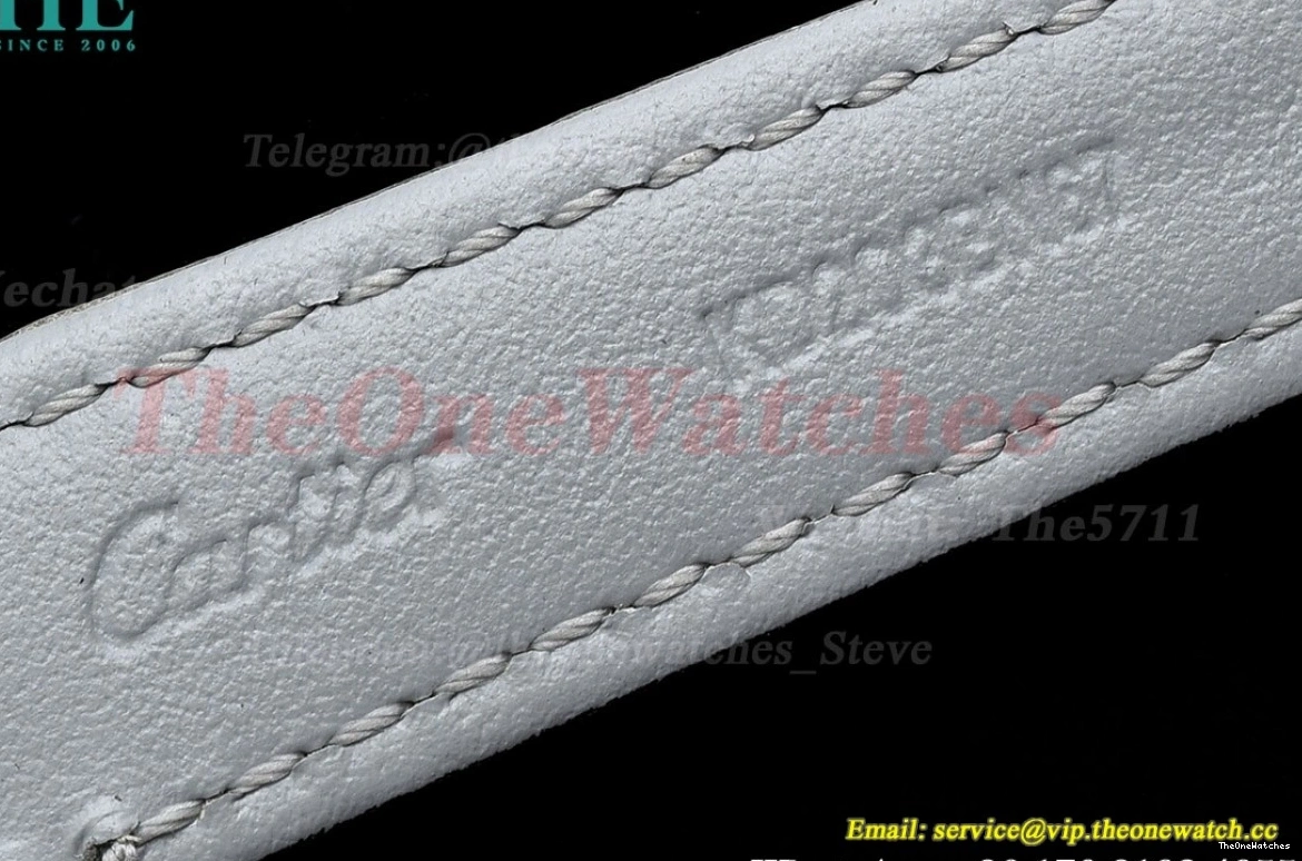 Small Leather Quartz Must On SS Grey Strap White K11F Tank LE dial 0206